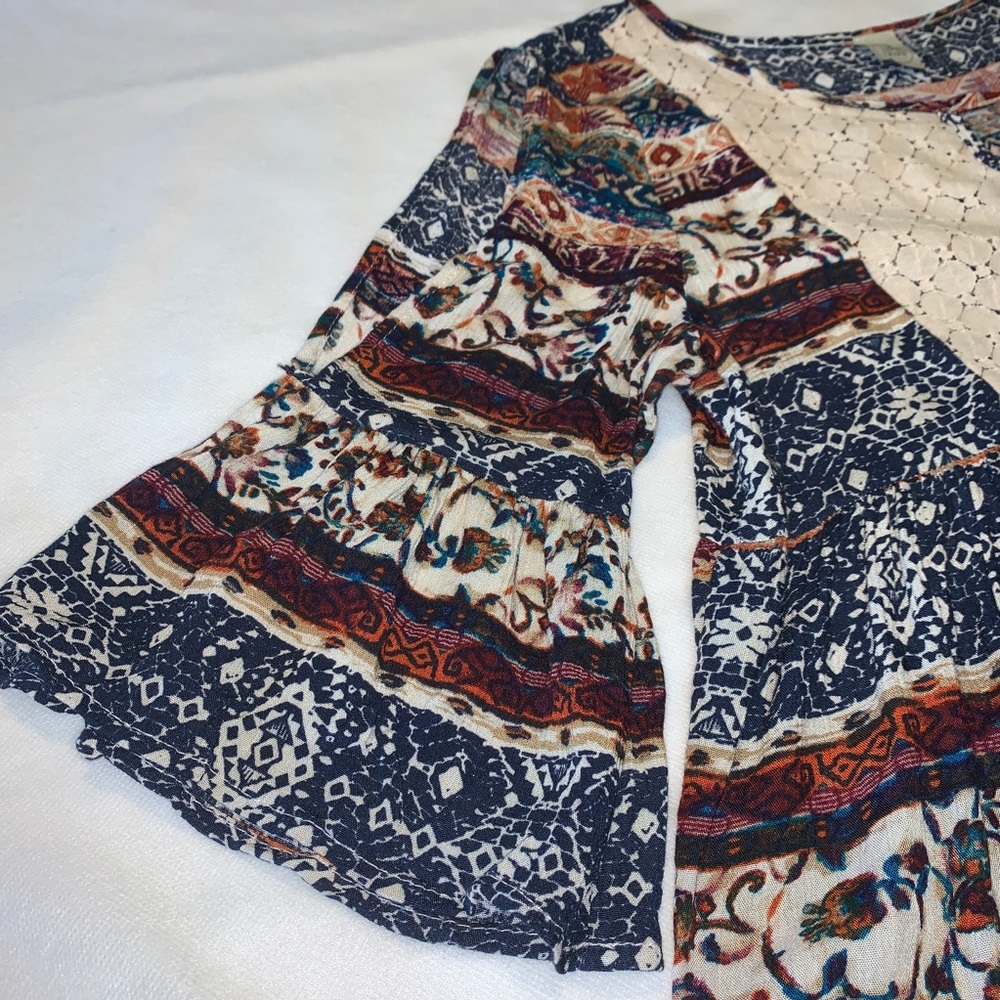Sold Paper Crane Boho Cold Shoulder Dress - Picture 8 of 8
